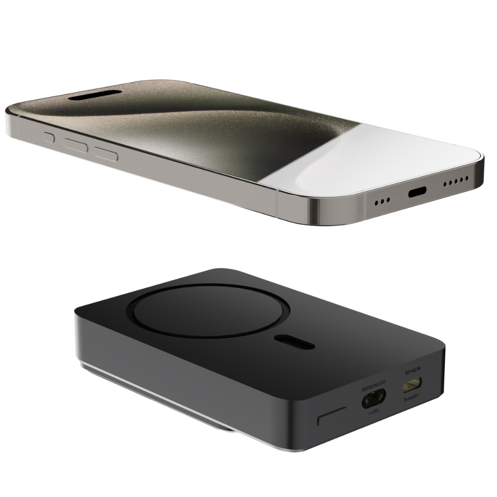 2-in-1 kabellose MagSafe-Powerbank